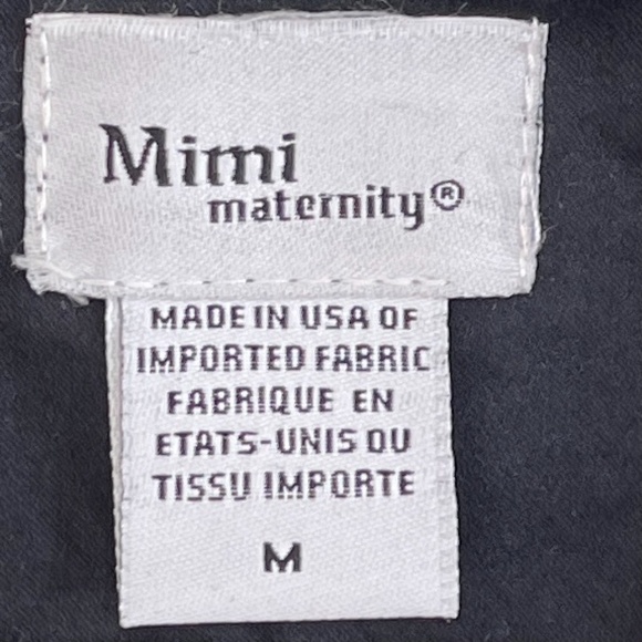 Mimi Maternity Snap Front Belted Dress Coat M - Picture 6 of 6